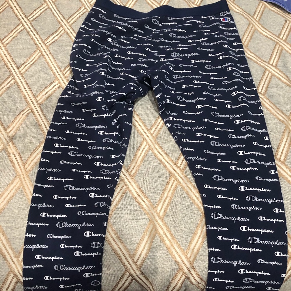 Champion Authentic Legging-Print Leggings XL Navy